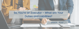 Chapter Seven on being an executor