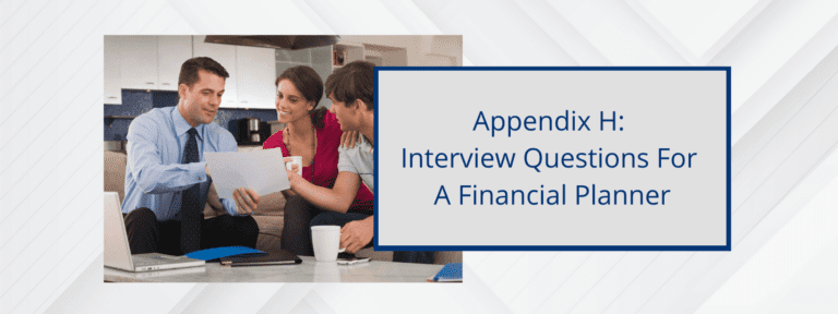 Interview Questions for a Financial Planner