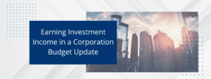 Earning Investment Income in a Corporation